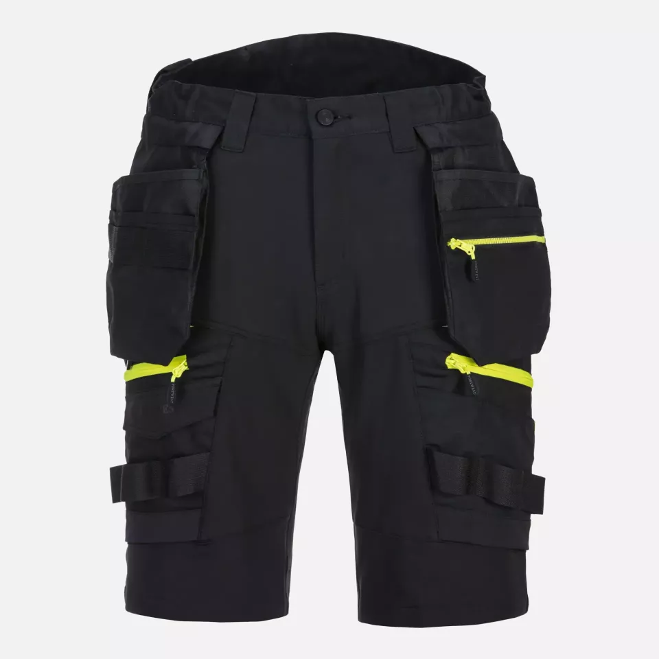 Portwest DX444BKR, DX4 Shorts mit abnehmbaren Holstertaschen, Schwarz, image 1, gallery thumbnail