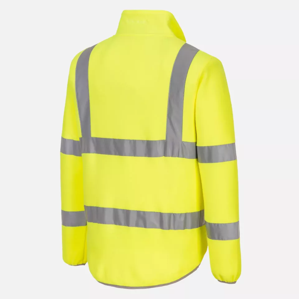 Portwest EC70YER, Eco Hi-Vis Fleece, Yellow, image 4, gallery thumbnail