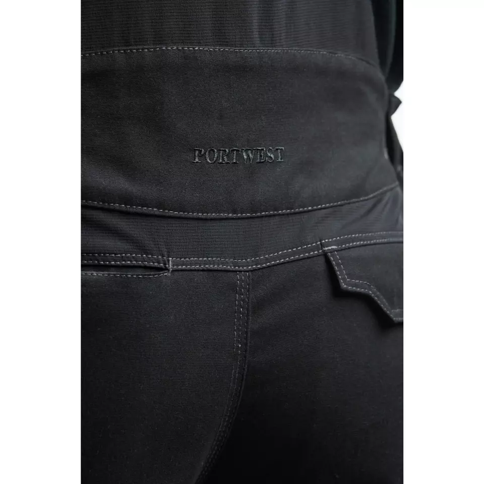 Portwest T704MGR, WX3 Bib and Brace, Metal Grey, image 3, gallery thumbnail