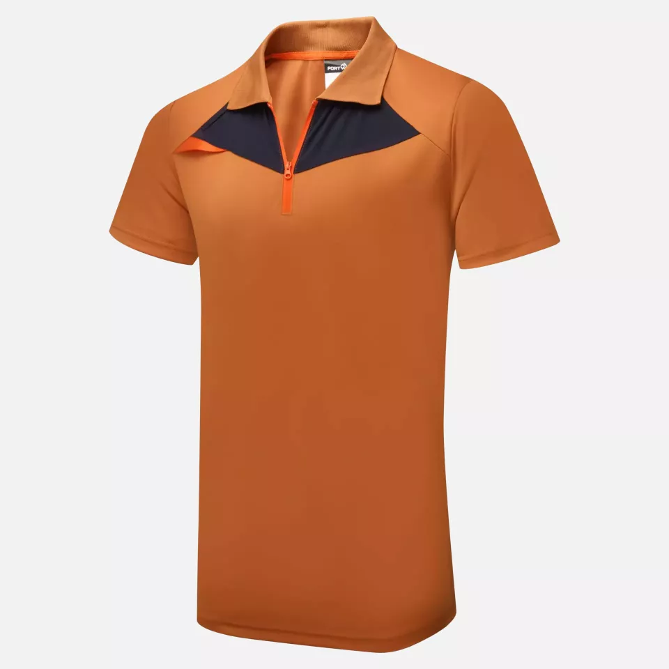 Portwest DX410RUR, DX4 Poloshirt Kurzarm, Rostrot, image 3, gallery thumbnail