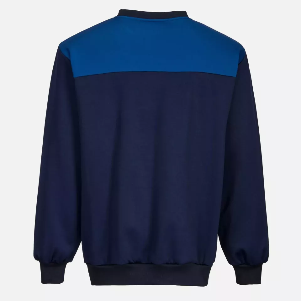 Portwest PW273NRR, PW2 Sweatshirt, Navy/Royal, image 1, gallery thumbnail