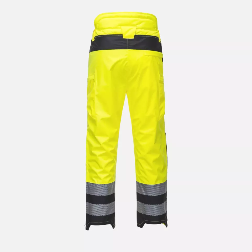Portwest PW342YBR, PW3 Hi-Vis Extreme Rain Trousers, Yellow/Black, image 2, gallery thumbnail