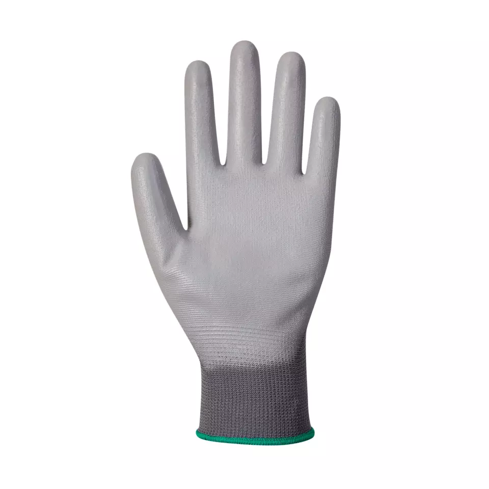 Portwest A120GRR, PU Palm Glove, Grey, image 2, gallery thumbnail