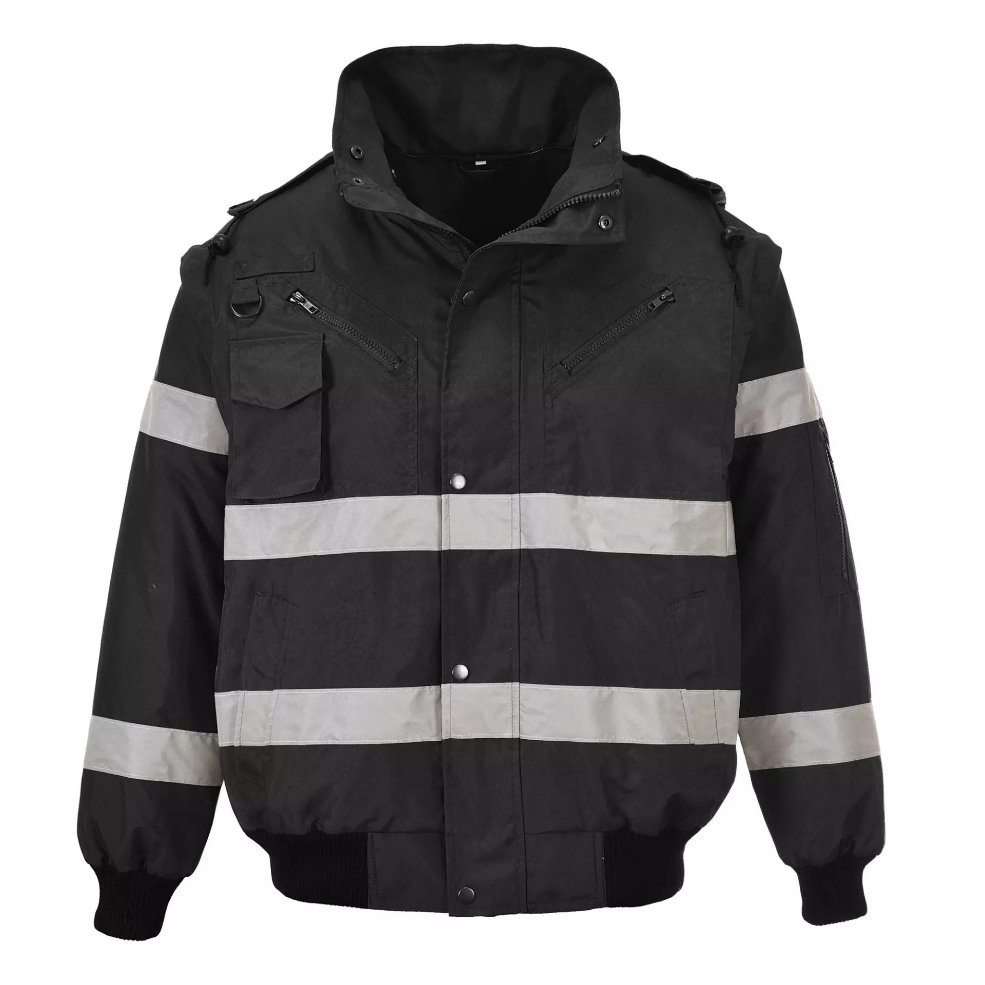Portwest S435BKR, Iona 4-in-1 Bomber Jacket, Black, image 1