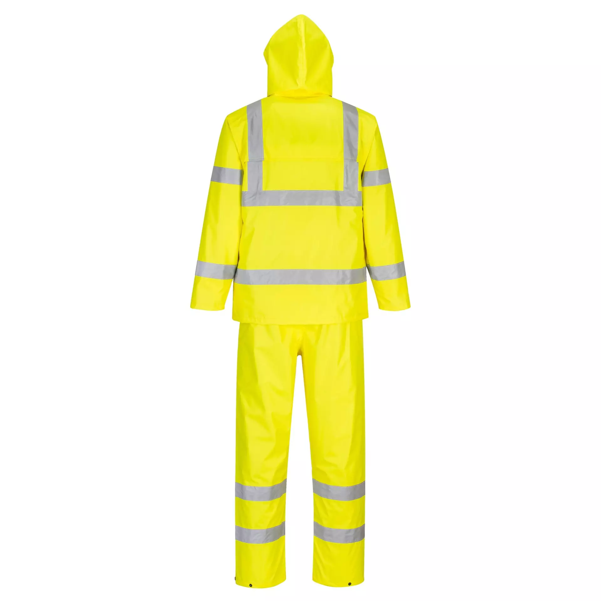 Portwest H448YER, Hi-Vis Packaway Rain Suit, Yellow, image 1