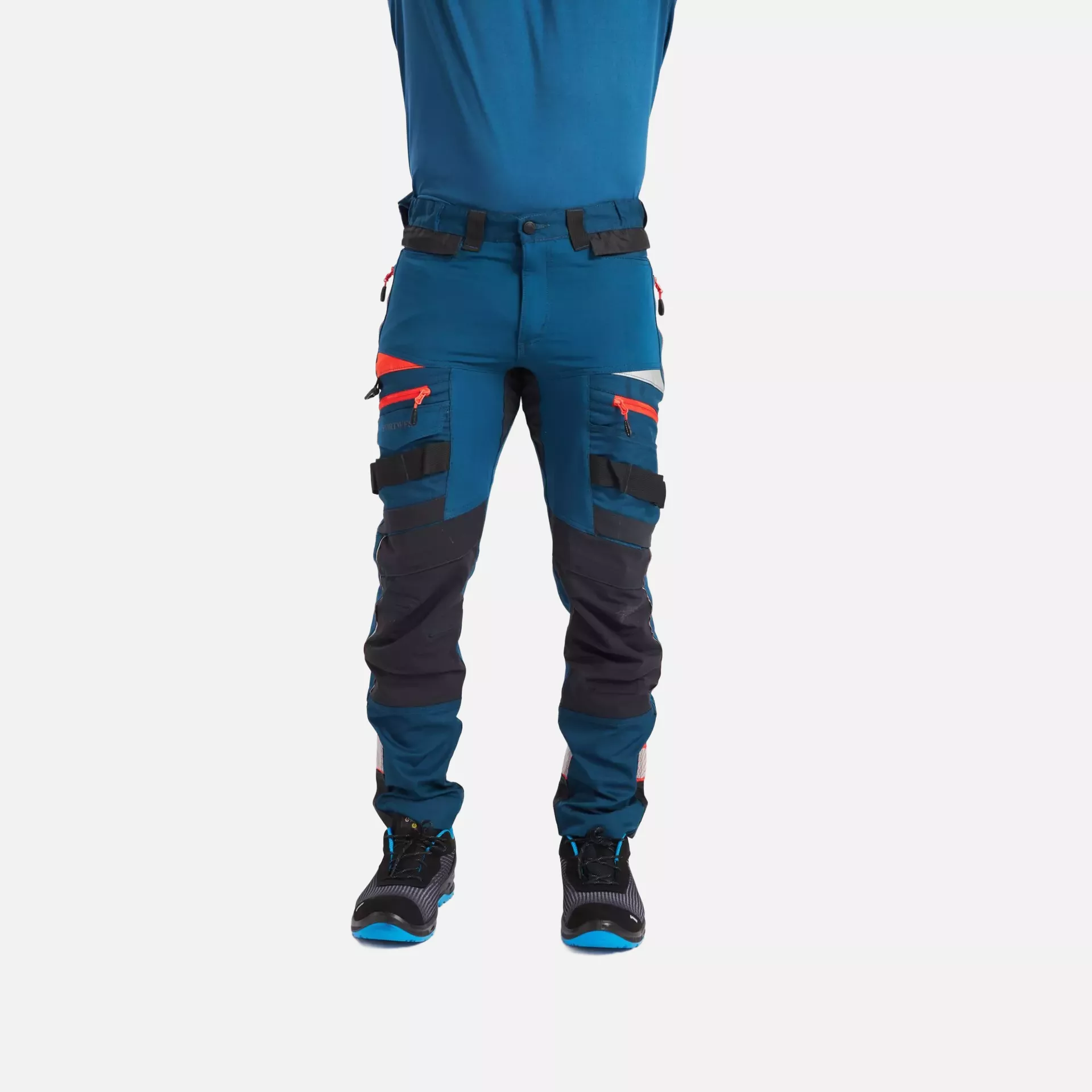 Portwest DX449MBR, DX4 Work Trousers, Metro Blue, image 7