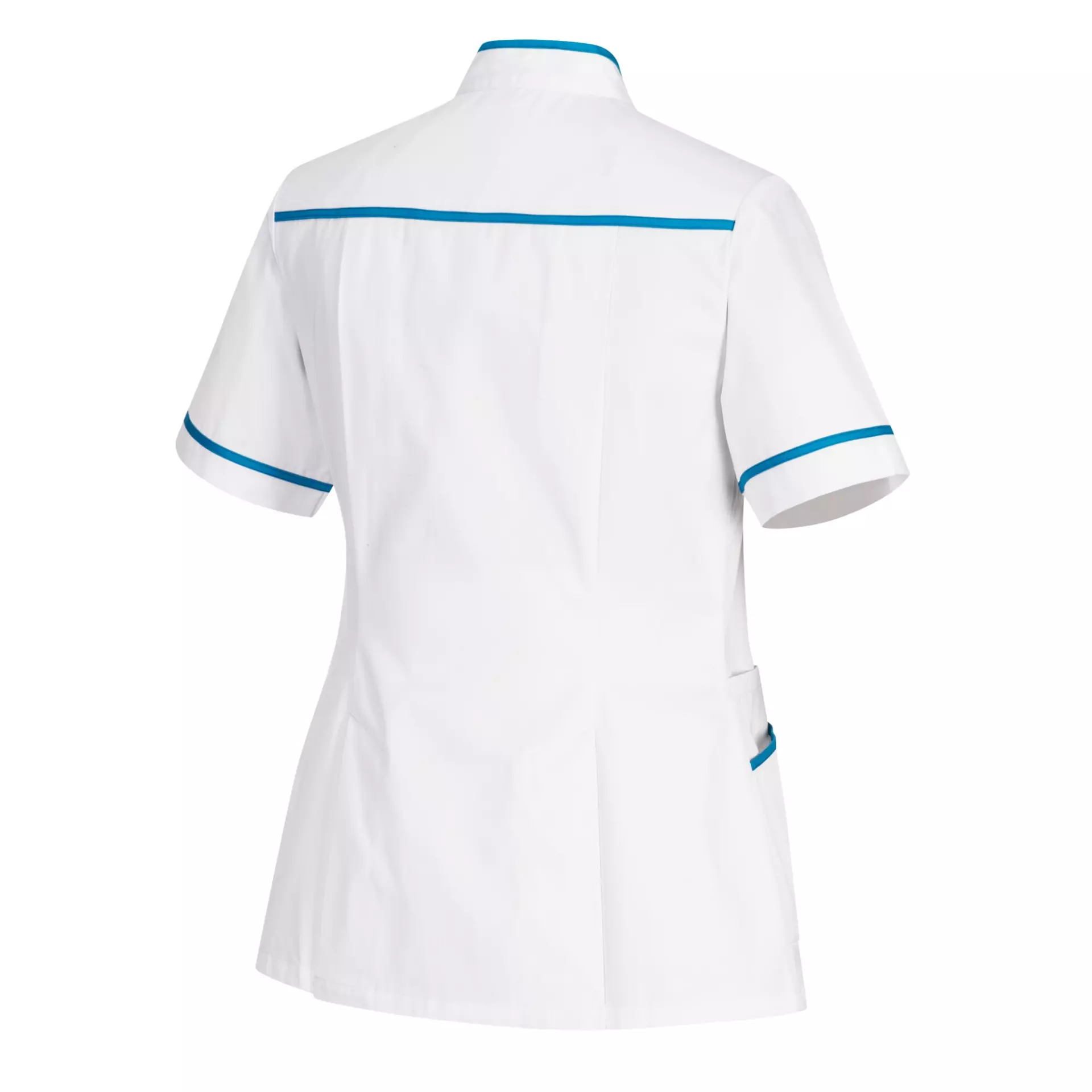 Portwest LW22WAR, Medical Maternity Tunic, White/Aqua, image 4