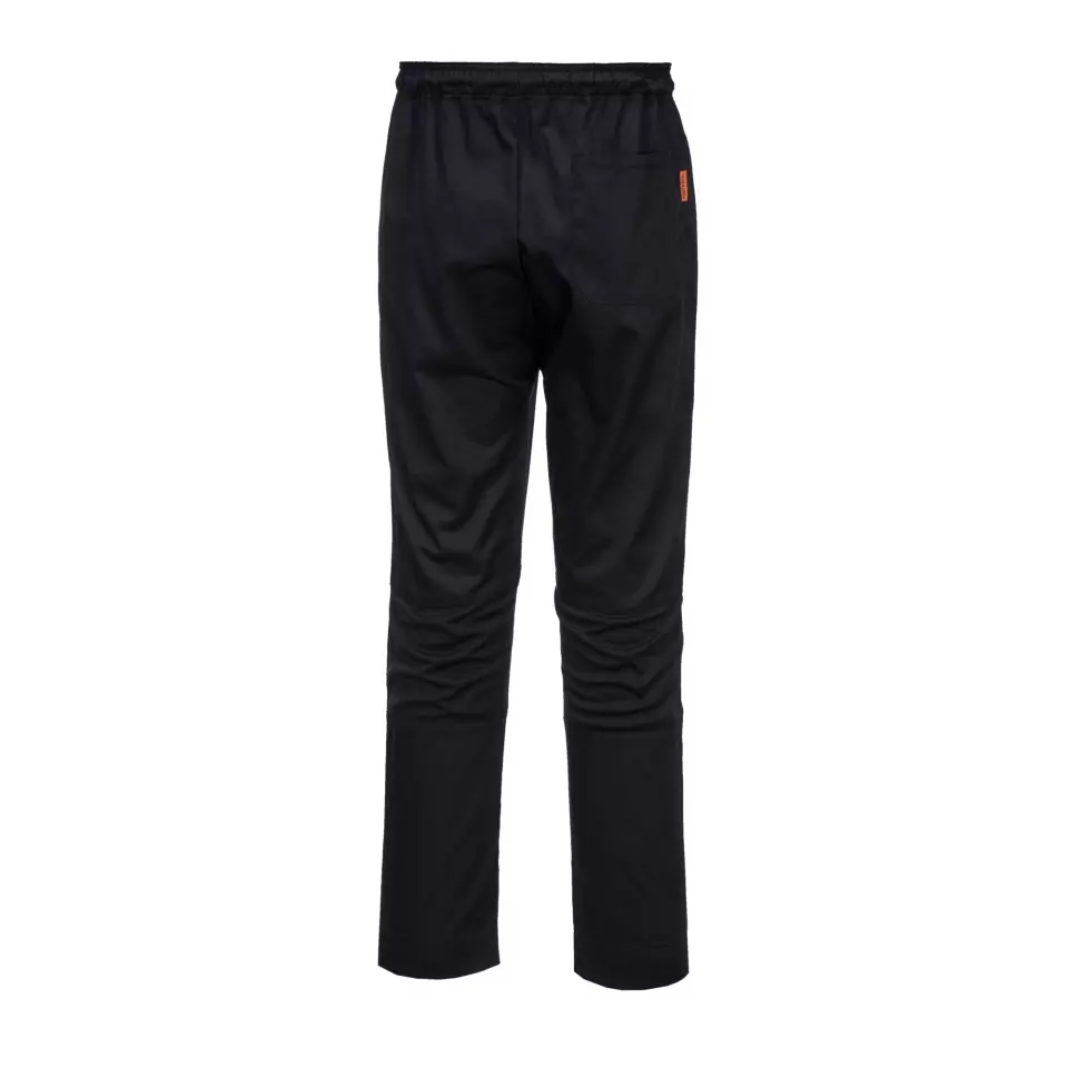 Portwest C073BKR, Chef's MeshAir Pro Trousers, Black, image 2, gallery thumbnail