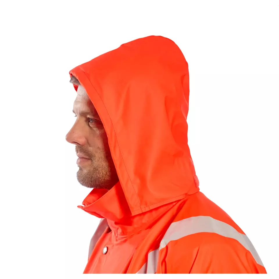Portwest RT50ORR, Sealtex Ultra Hi-Vis Rain Jacket, Orange, image 3, gallery thumbnail