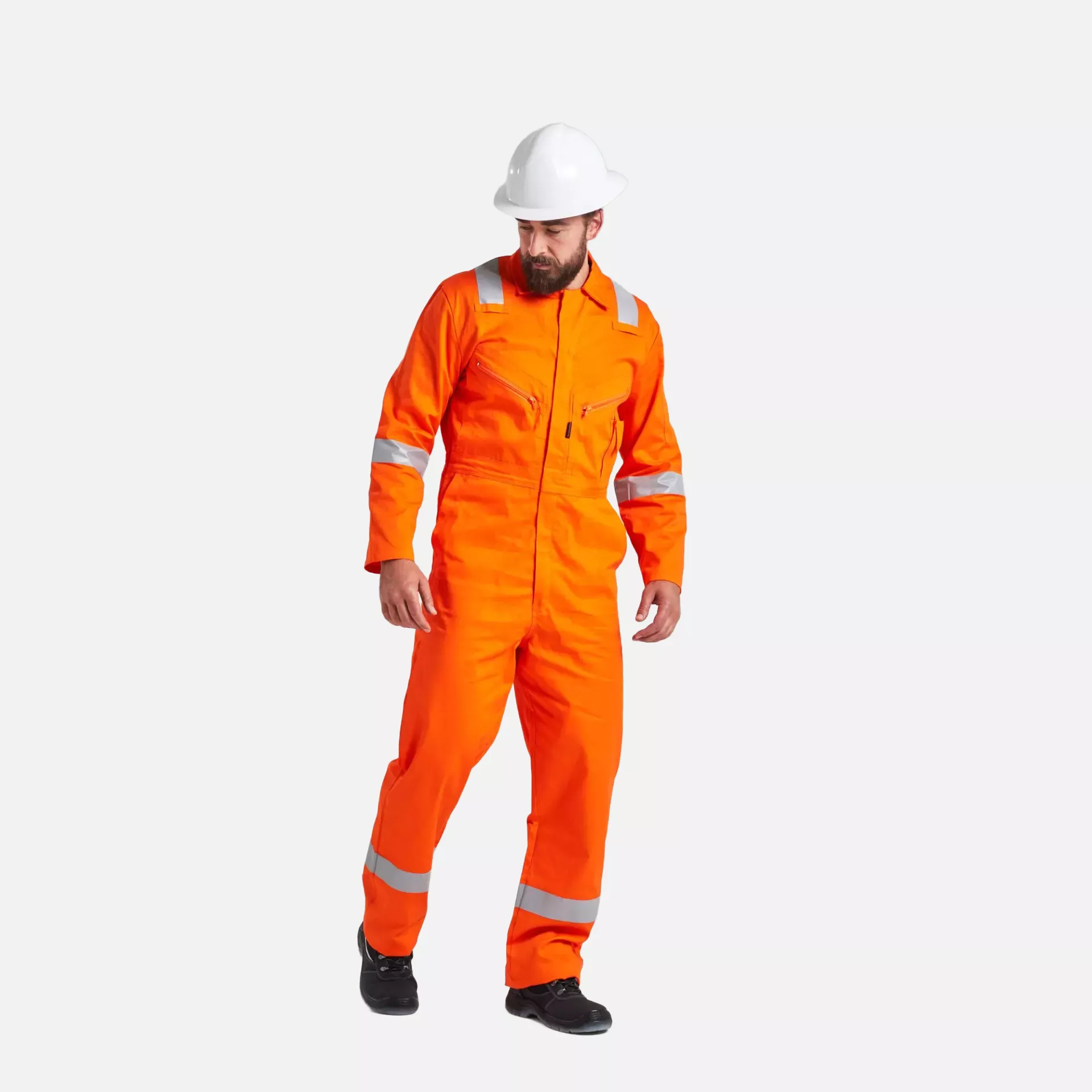 Portwest C814ORR, Iona Cotton Coverall, Orange, image 5