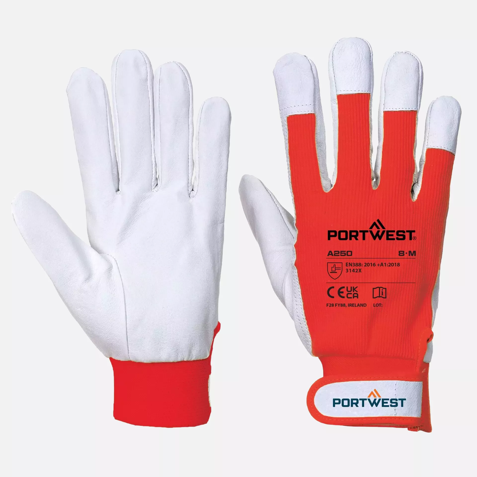 Portwest A250RER, Tergsus Glove, Size XL, Red, image 3