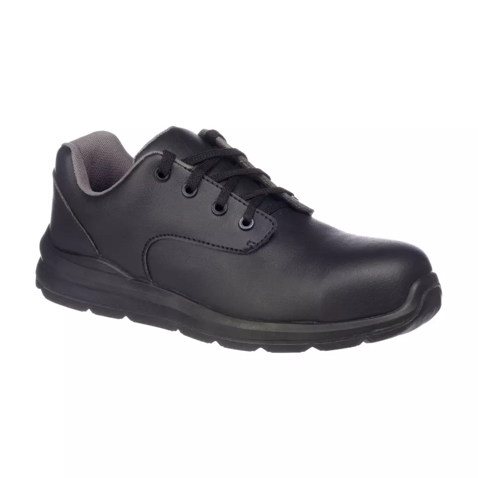 Portwest FD61BKR, Compositelite Laced Safety Shoe, Black, image 1, gallery thumbnail