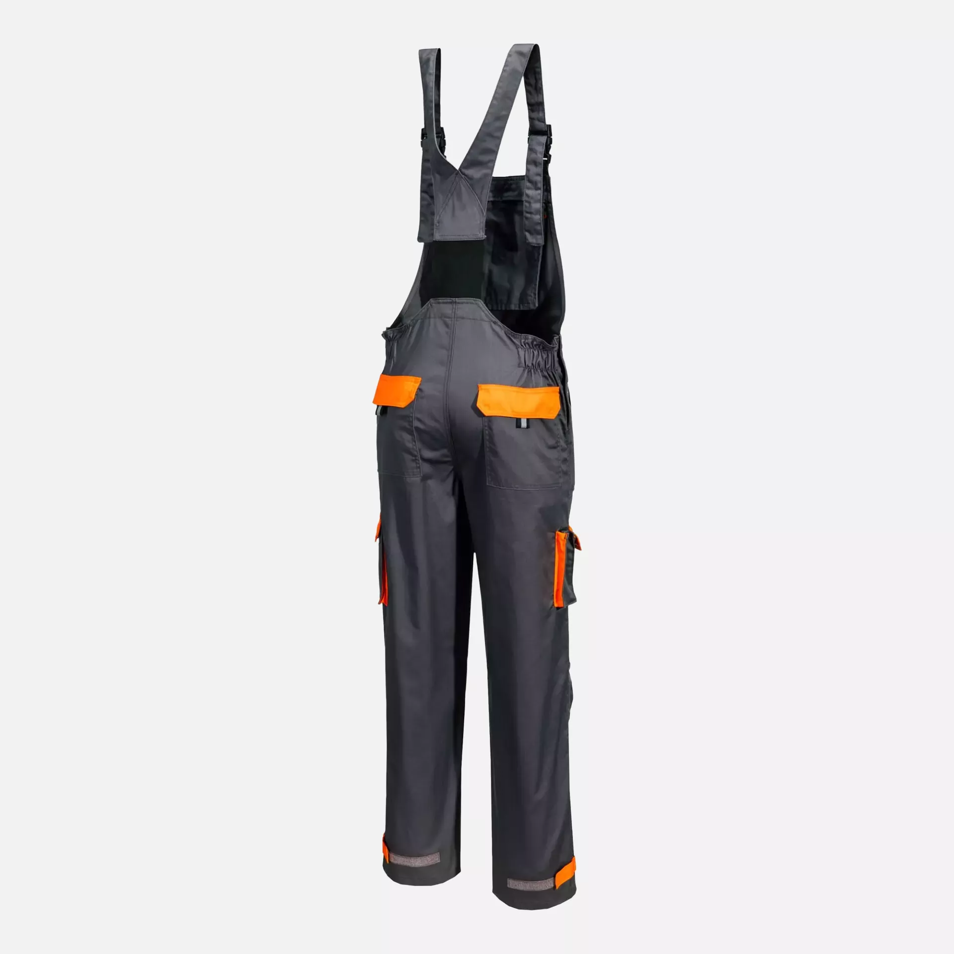 Portwest TX12GRR, Texo Contrast Bib and Brace, Grey, image 3