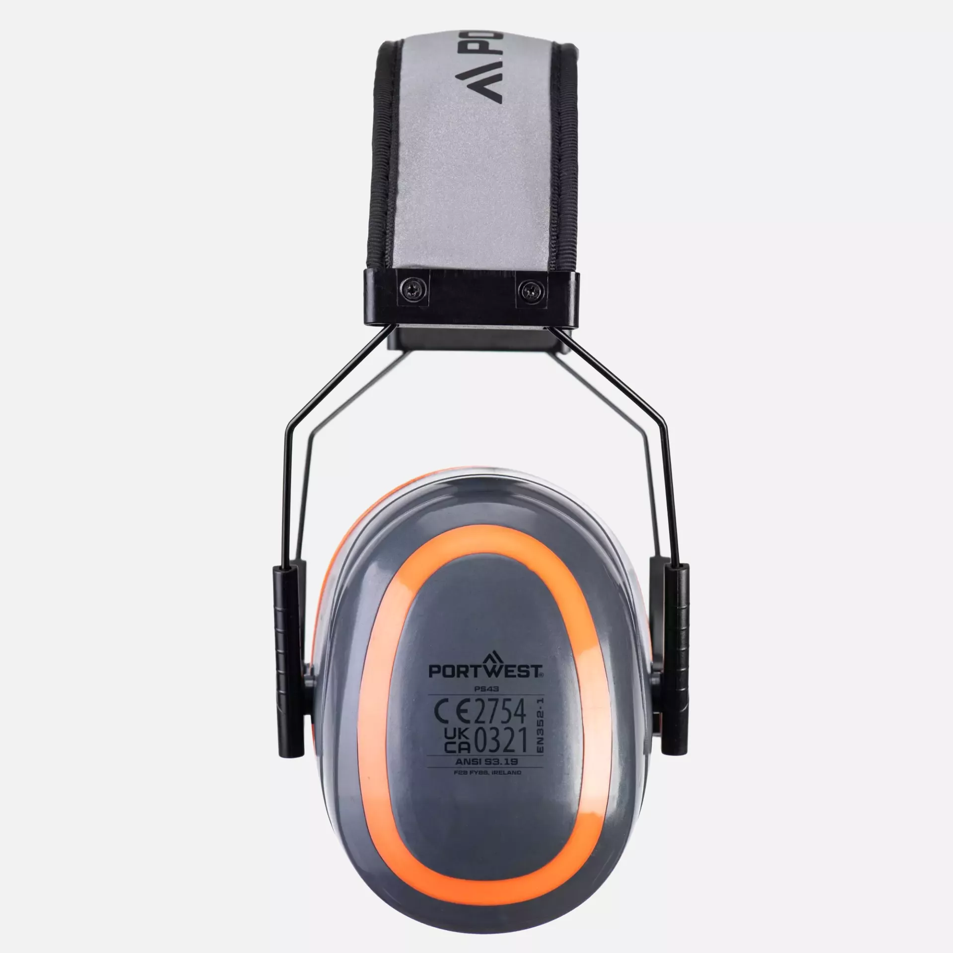 Portwest PS43GRR, HV Extreme Ear Defenders High, Grey, image 2