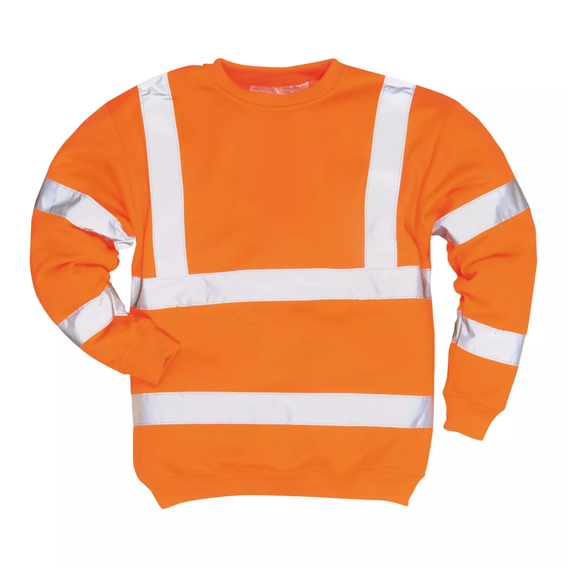 Portwest B303ORR, Hi-Vis Sweatshirt, Orange, image 2