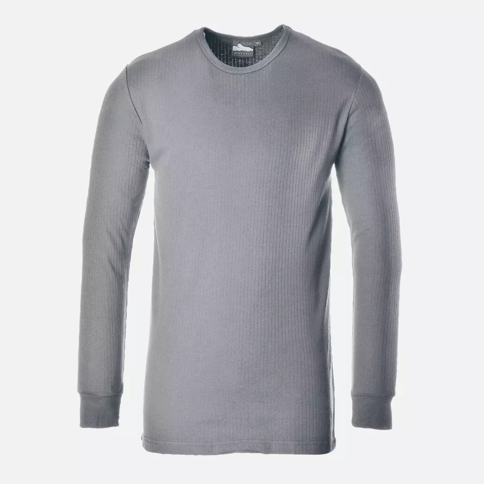 Portwest B123GRR, Thermo-T-Shirt Langarm, Grau, image 1, gallery thumbnail