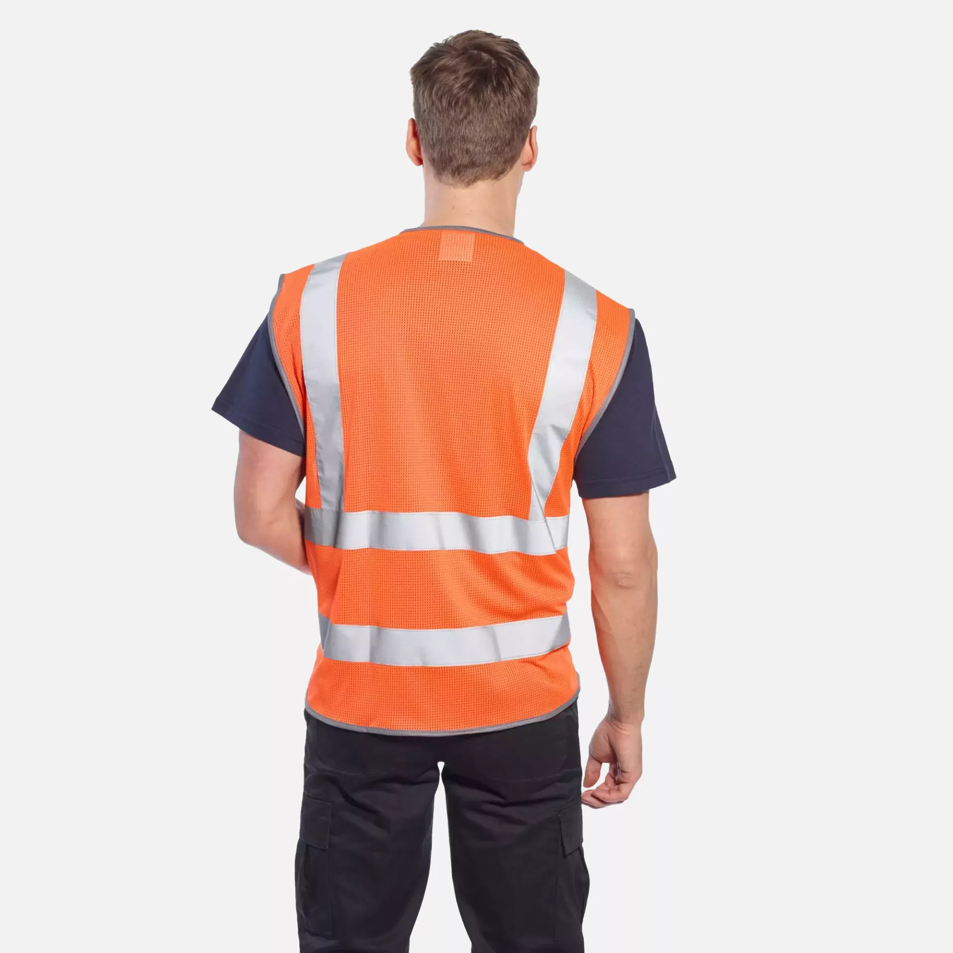Portwest C370ORR, Hi-Vis Mesh Band and Brace Vest, Orange, image 5