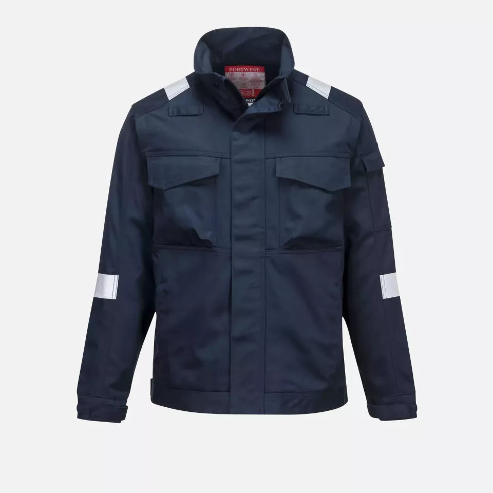 Portwest FR68NAR, Bizflame Industry FR Jacket, Navy, image 1, gallery thumbnail