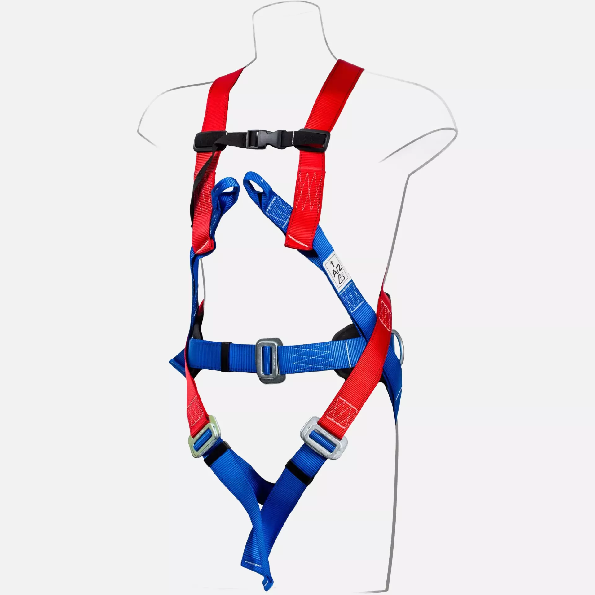 Portwest FP17RER, 3 Point Comfort Harness, Red, image 4