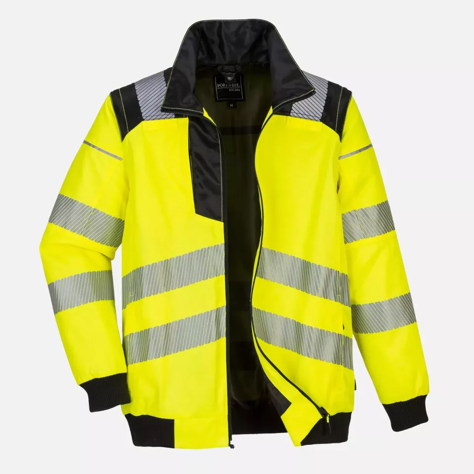 Portwest PW302YBR, PW3 Hi-Vis 3-in-1 Pilot Jacket, Yellow/Black, image 11, gallery thumbnail
