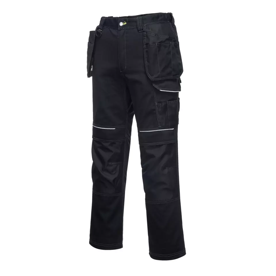 Portwest T602BKR, PW3 Holster Work Trousers, Black, image 11, gallery thumbnail