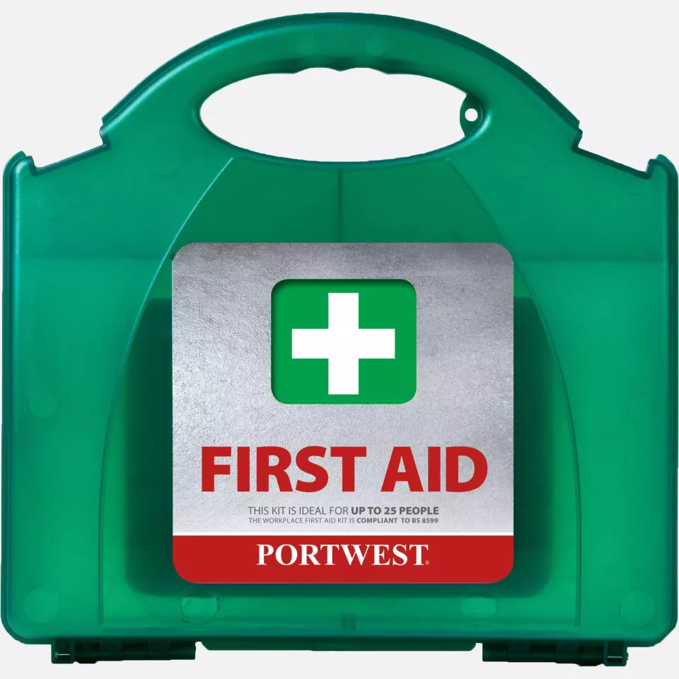 Portwest FA10GNR, Workplace First Aid Kit 25, Green, image 2, gallery thumbnail