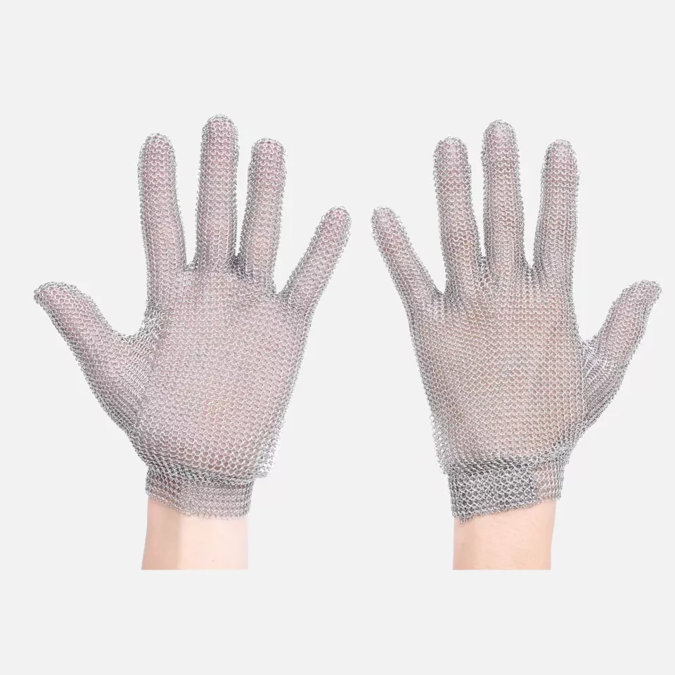 Portwest AC01SIR, Chainmail Glove, Silver, image 3, gallery thumbnail