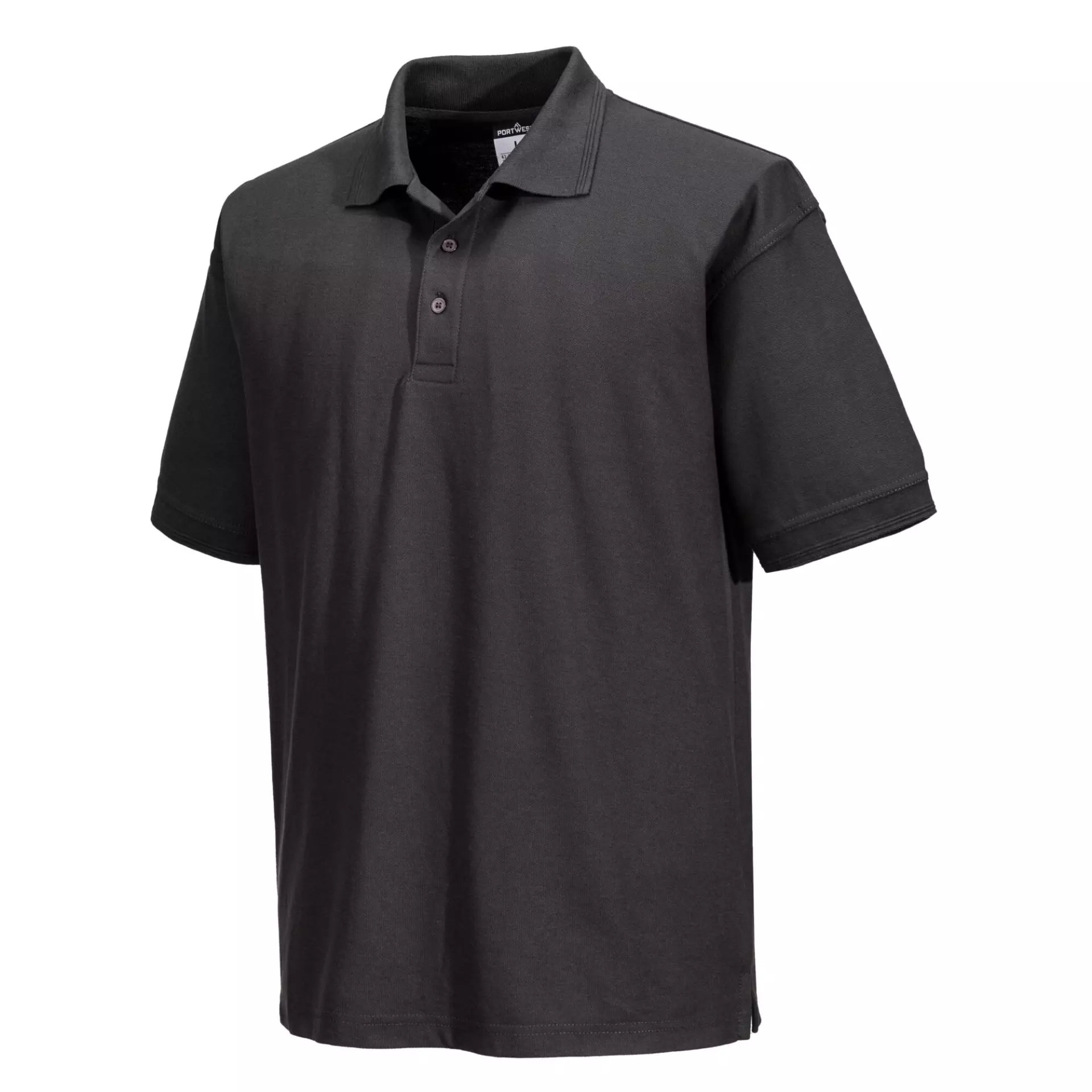 Portwest B210MGR, Naples Polo Shirt S/S, Metal Grey, image 3