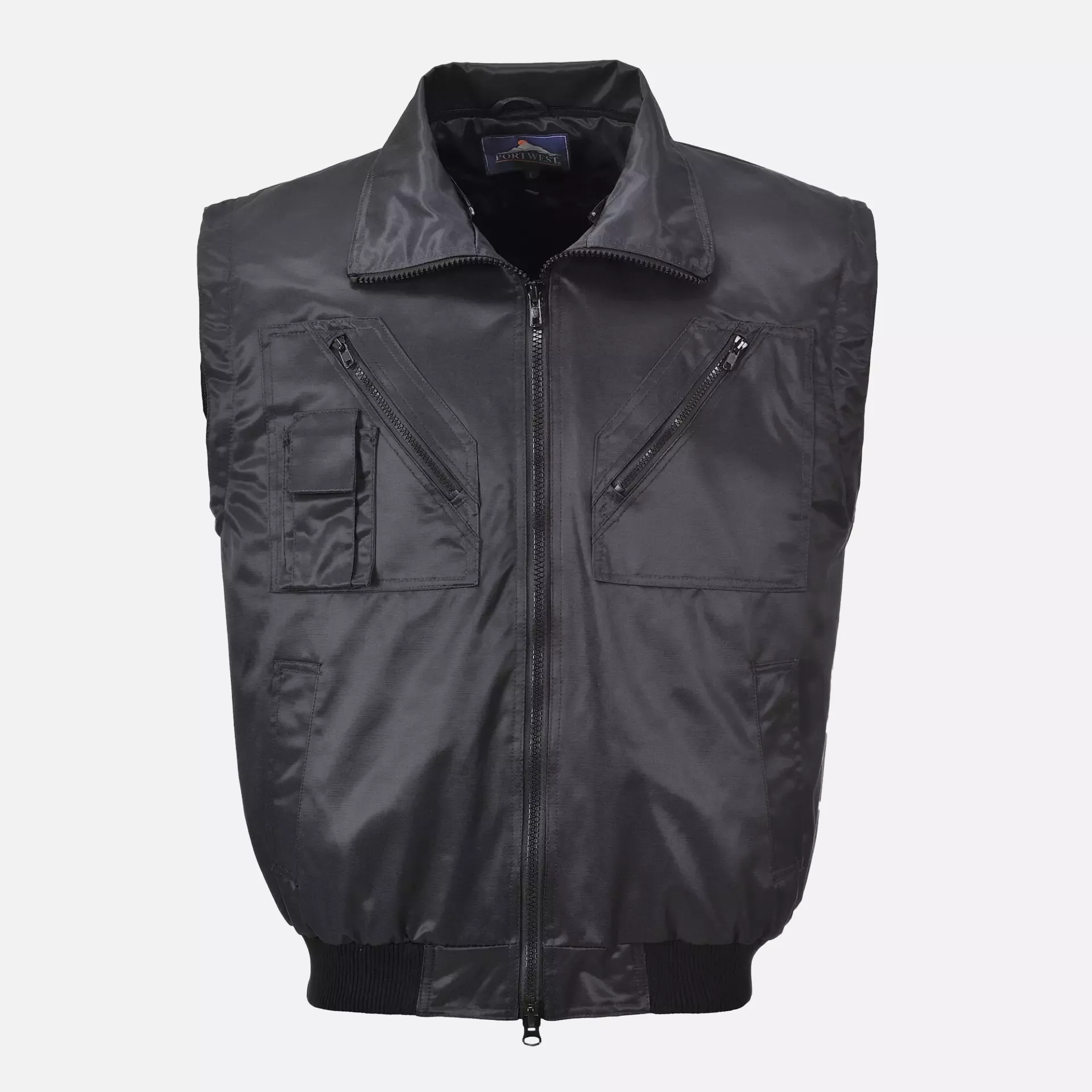 Portwest PJ10BKR, Pilot Jacket, Black, image 2
