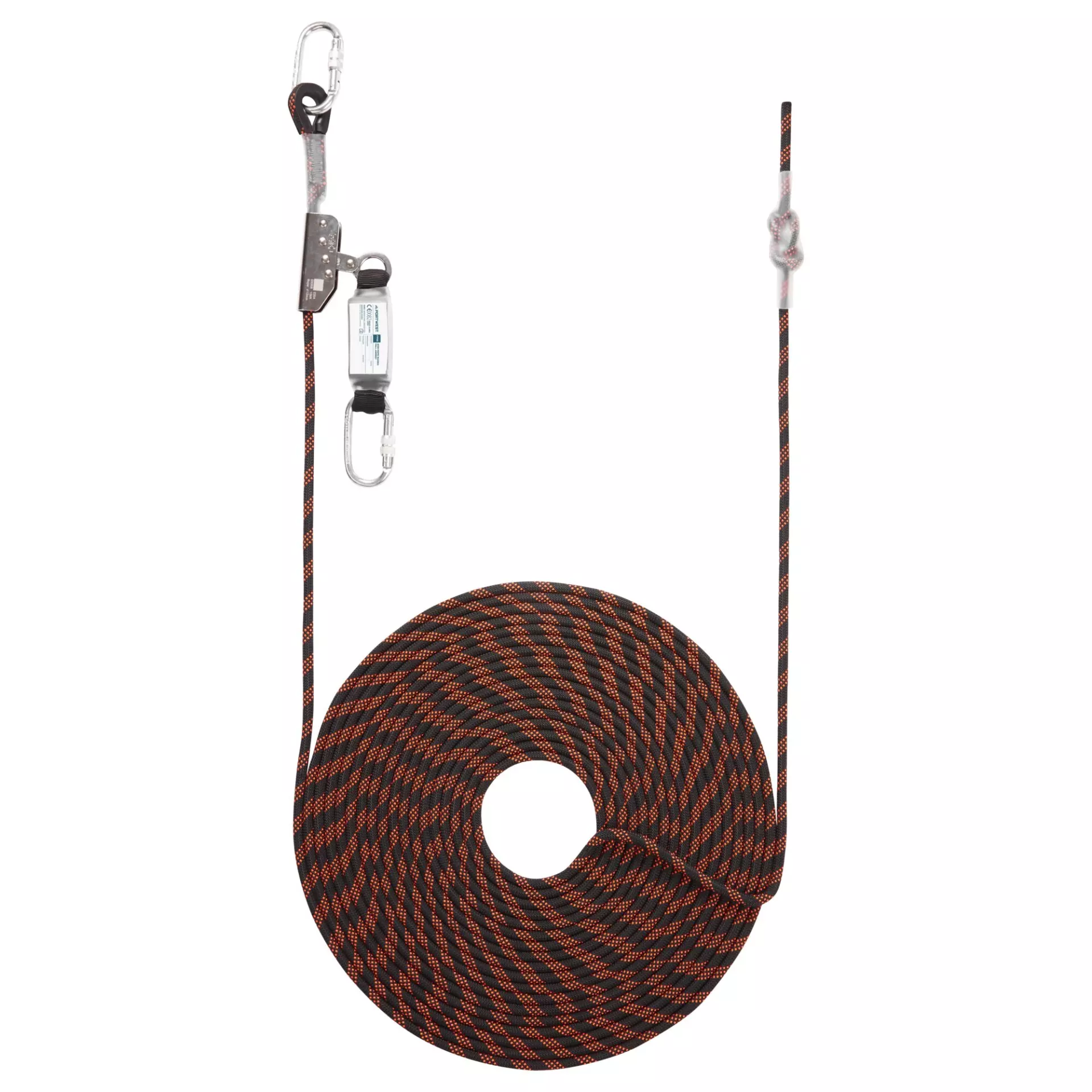 Portwest FP92K1R, 20m Rope Guided Fall Arrest, Black/Orange, image 1
