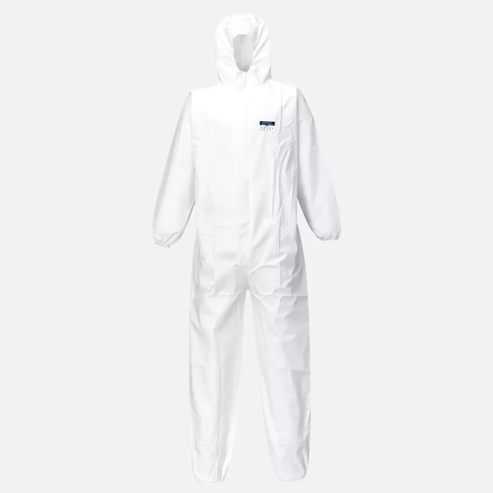 Portwest ST50WHR, BizTex Microcool Coverall Type 5/6, White, image 2, gallery thumbnail