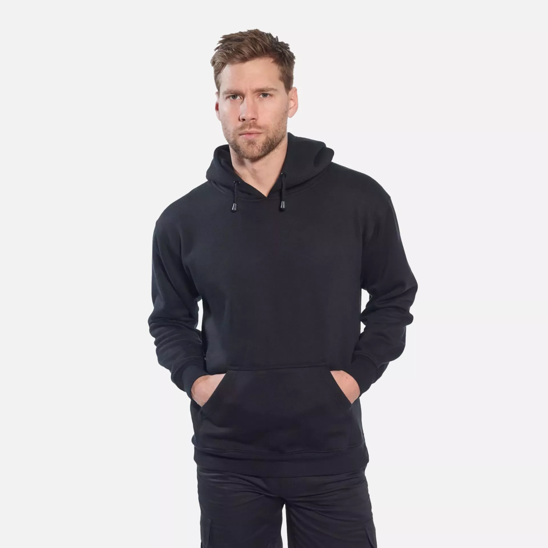 Portwest B302BKR, Roma Hoodie, Black, image 4