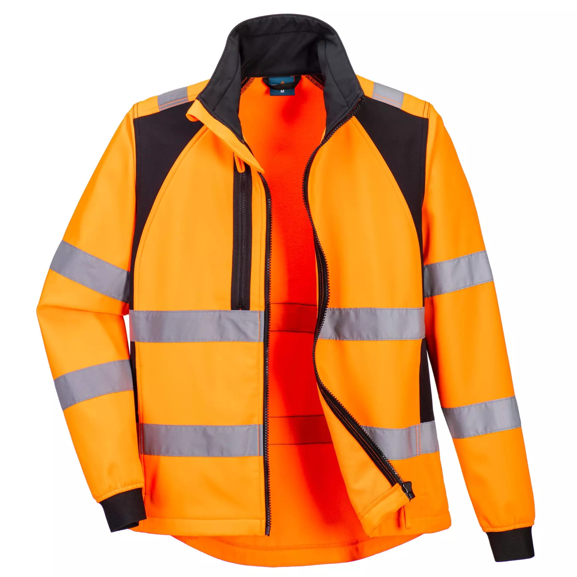 Portwest CD875OBR, WX2 Eco Hi-Vis Softshell (2L), Orange/Black, image 3