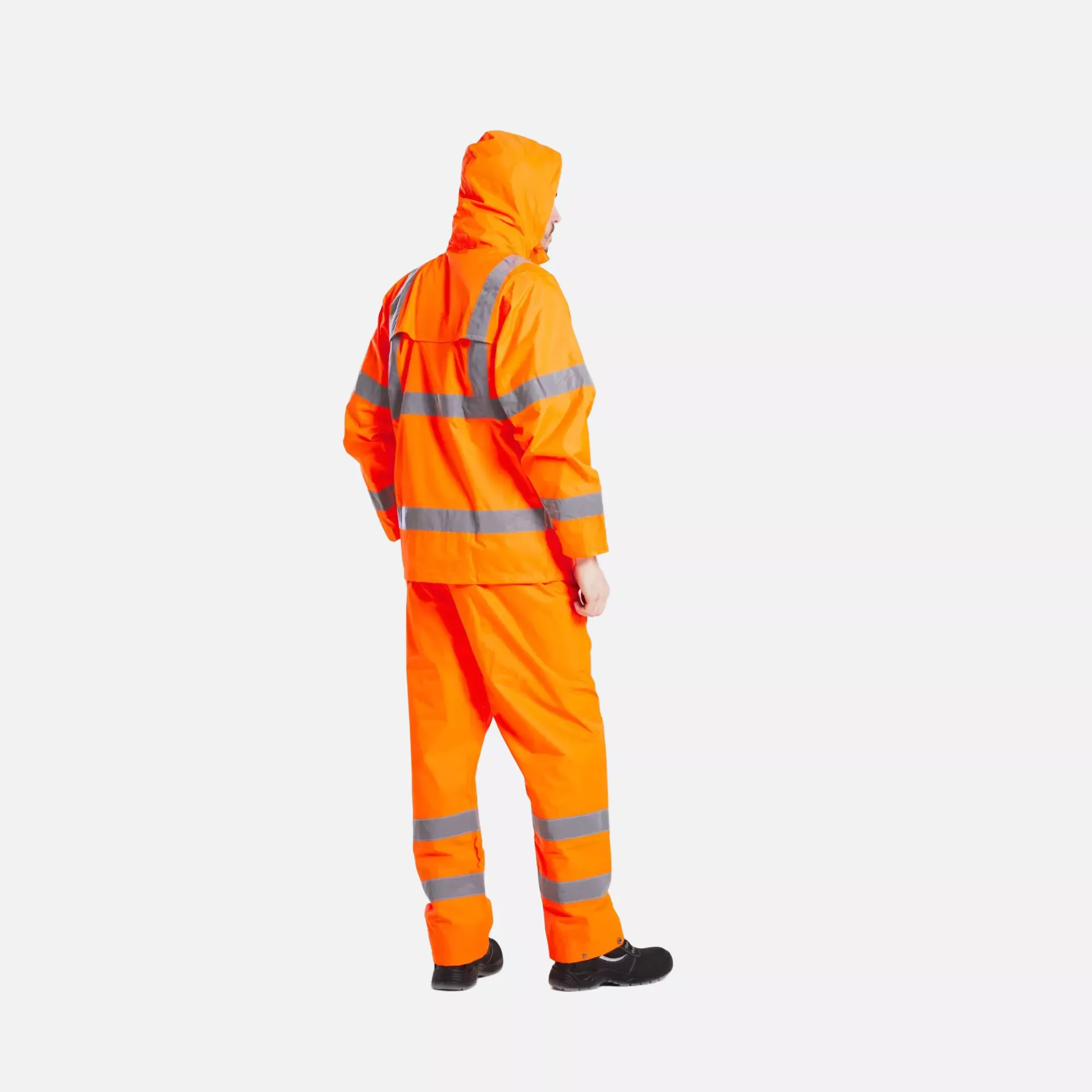 Portwest H441ORR, Hi-Vis Rain Trousers, Orange, image 3