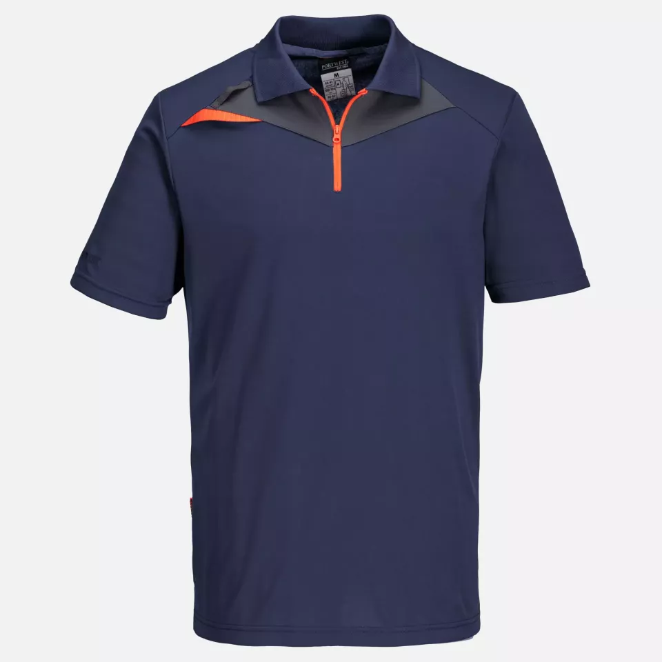 Portwest DX410DNR, DX4 Poloshirt Kurzarm, Dunkelmarine, image 1, gallery thumbnail