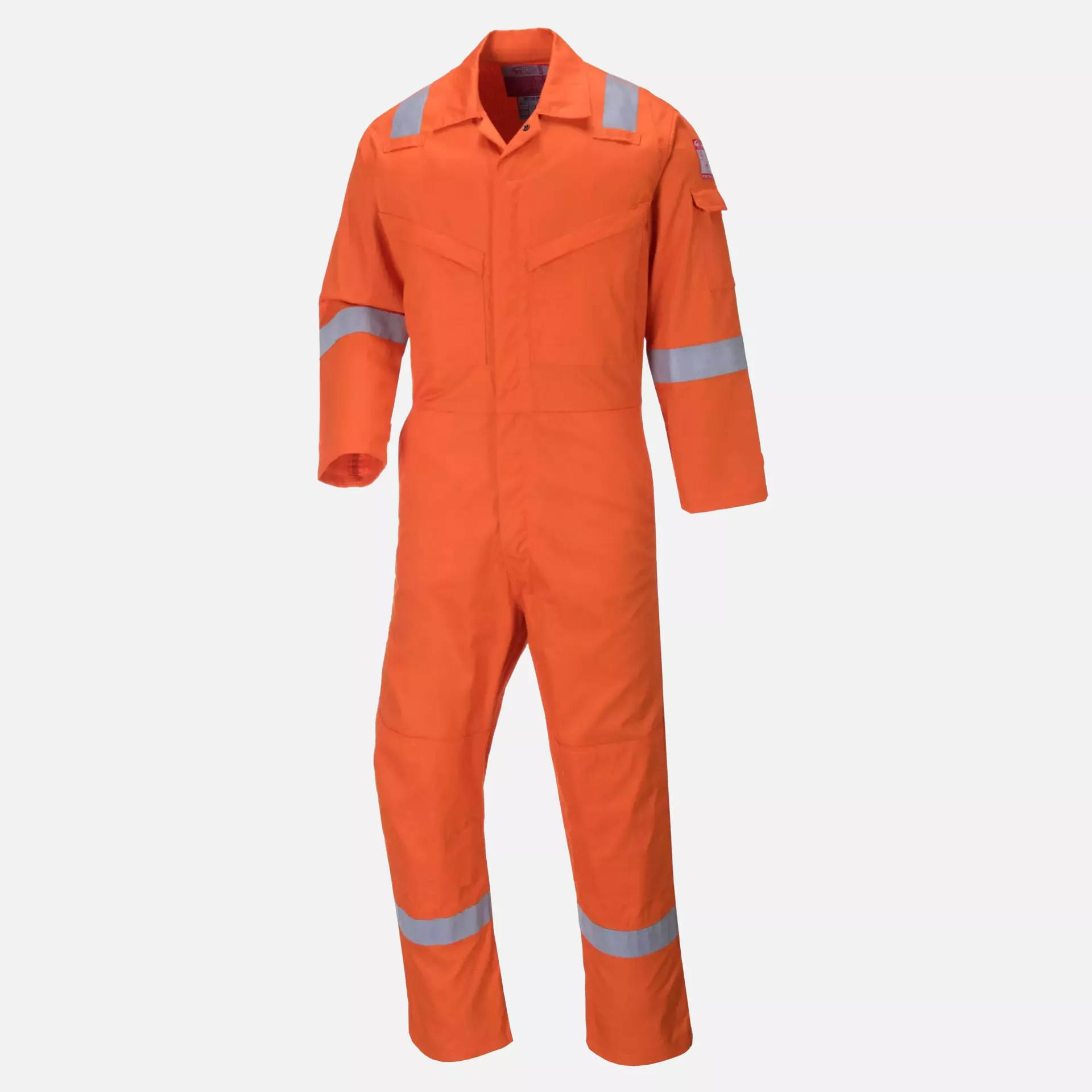 Portwest FF50ORR, Bizflame Work Aberdeen FR Coverall, Orange, image 2