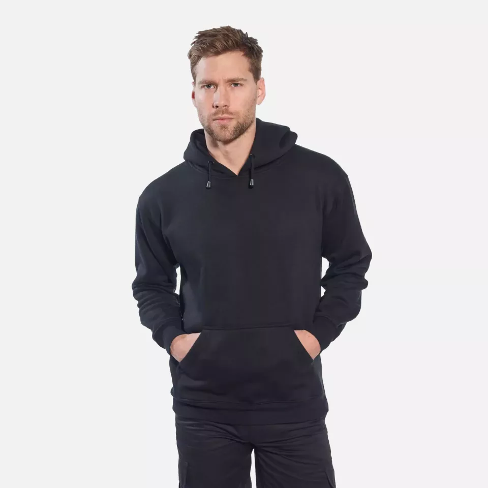 Portwest B302BKR, Roma Hoodie, Black, image 4, gallery thumbnail