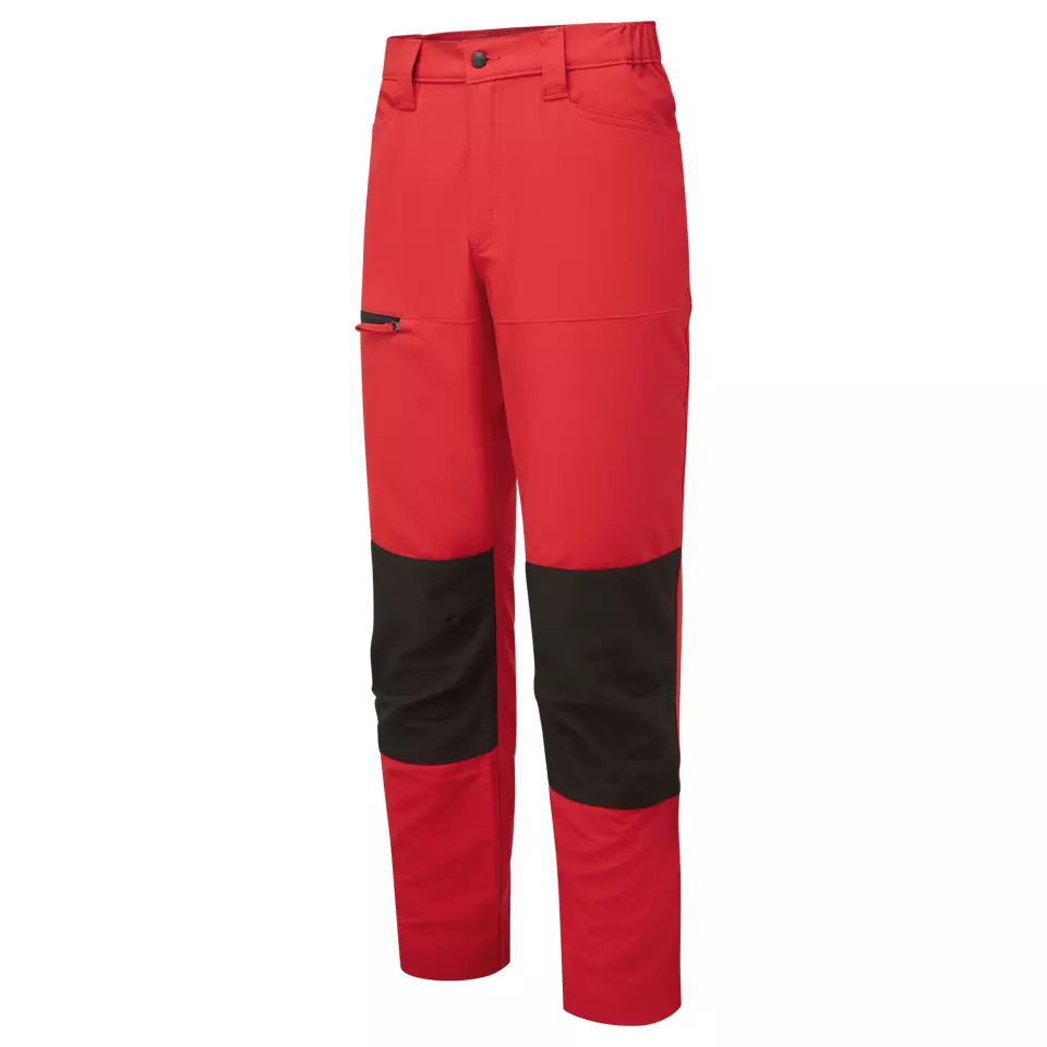 Portwest CD886DRR, WX2 Eco Stretch Work Trousers, Deep Red, image 3, gallery thumbnail