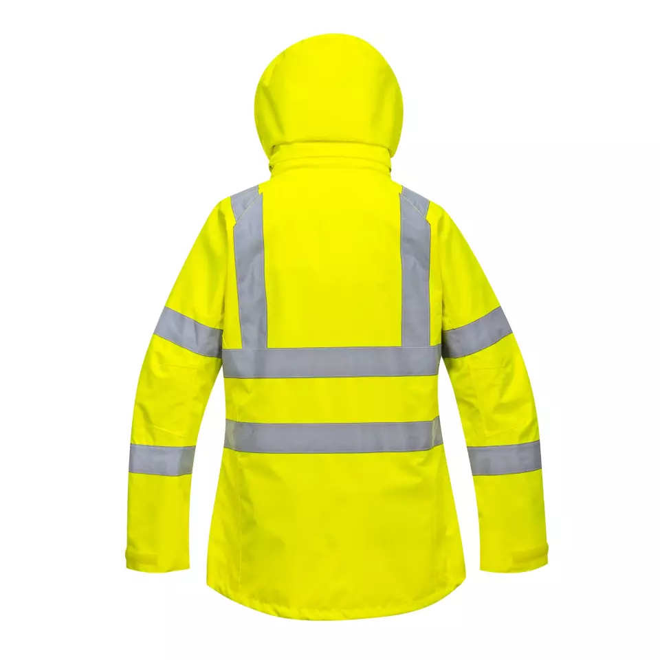 Portwest LW70YER, Hi-Vis Women's Breathable Rain Jacket, Yellow, image 2, gallery thumbnail