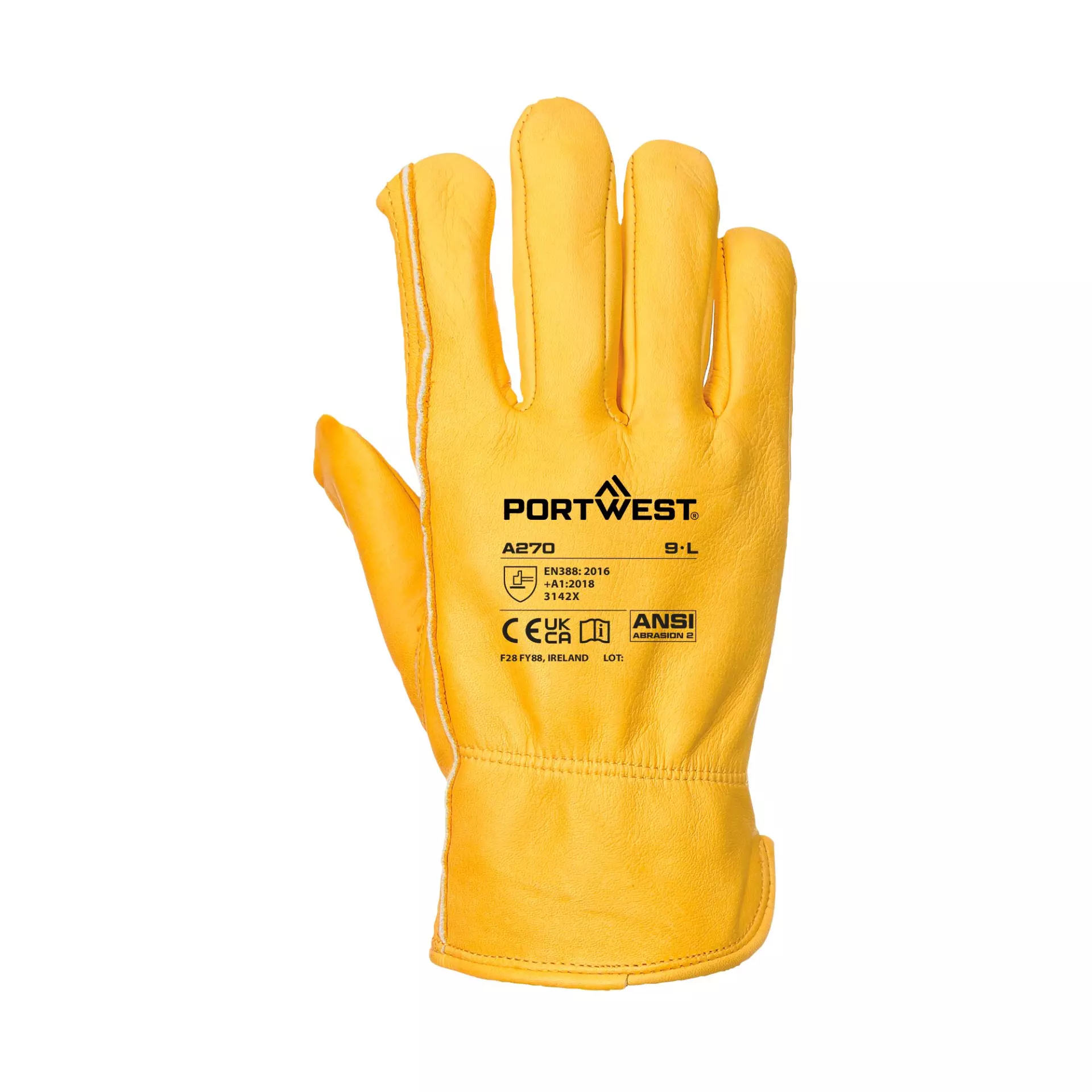 Portwest A270TAR, Classic Driver Glove, Tan, image 1