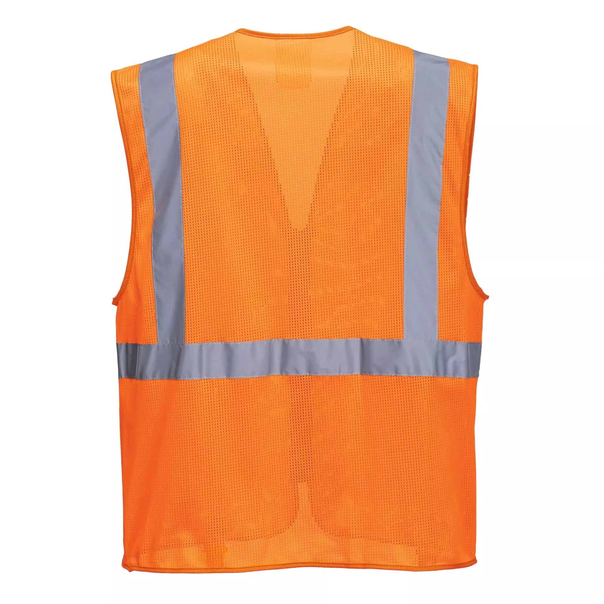 Portwest C376ORR, Athens Hi-Vis Mesh Executive Vest, Orange, image 2