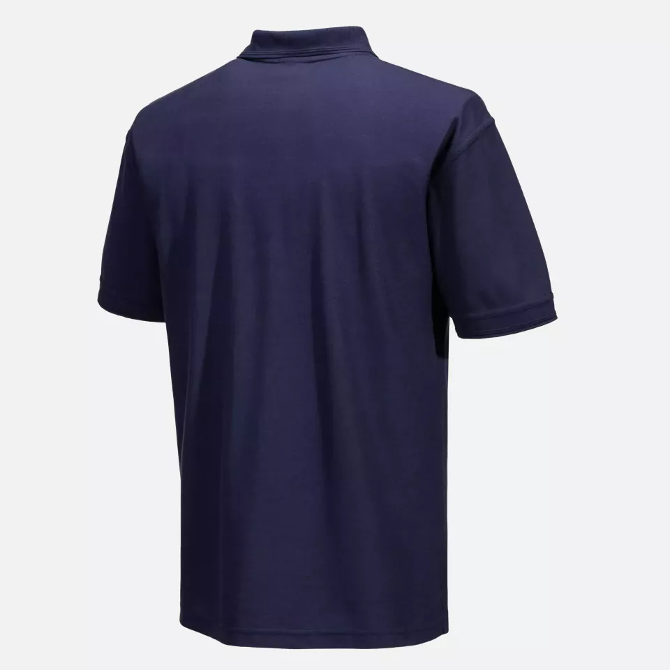 Portwest B210NAR, Naples Polo Shirt S/S, Navy, image 3, gallery thumbnail