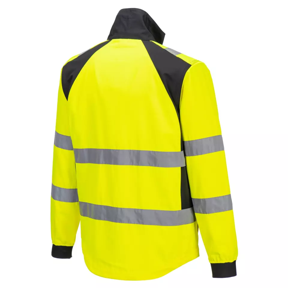 Portwest CD861YBR, WX2 Eco Hi-Vis Work Jacket, Yellow/Black, image 4, gallery thumbnail