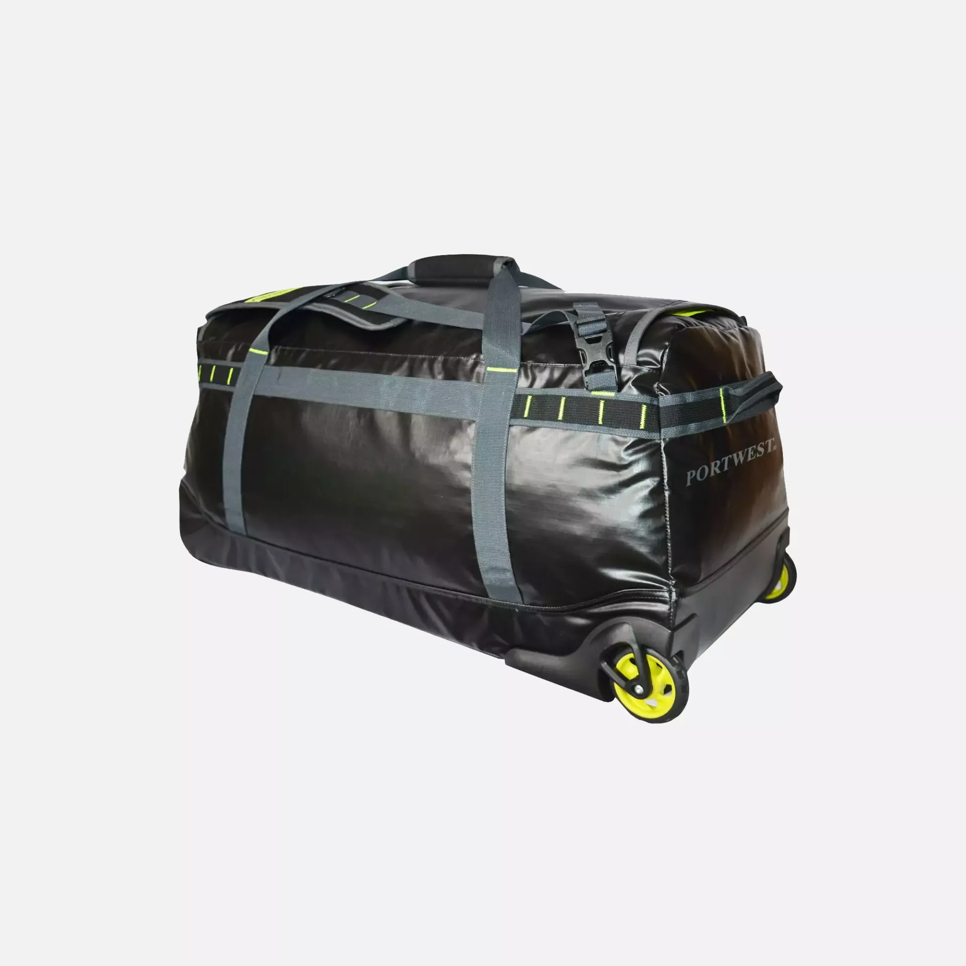 Portwest B951BKR, PW3 100L Water-resistant Duffle Trolley Bag, Black, image 2