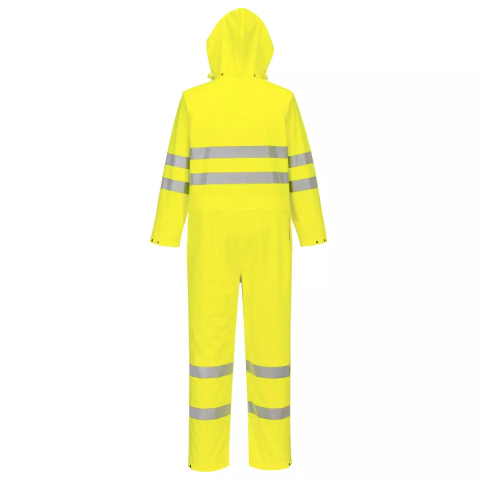 Portwest S495YER, Sealtex Ultra Hi-Vis Rain Coverall, Yellow, image 2, gallery thumbnail