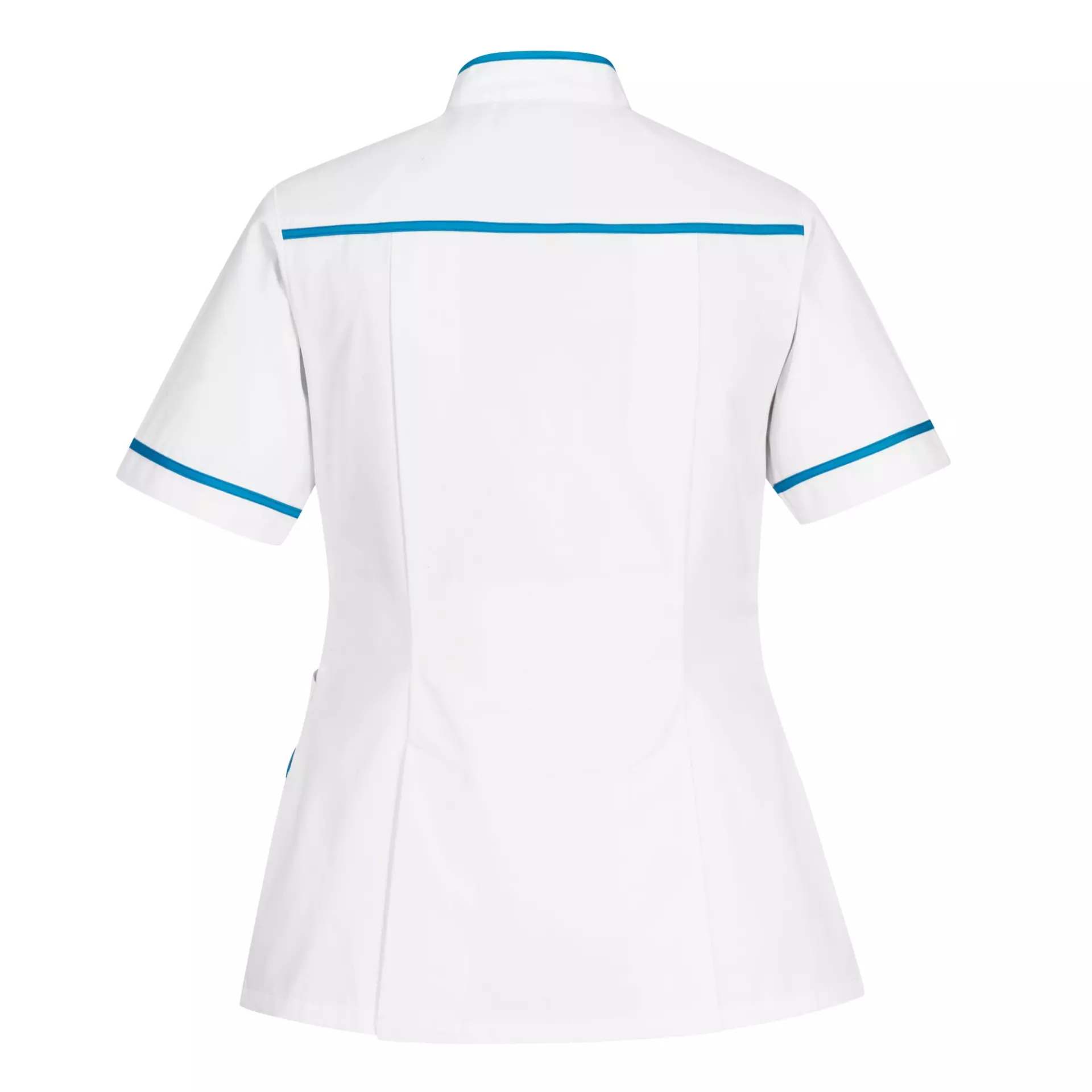 Portwest LW22WAR, Medical Maternity Tunic, White/Aqua, image 2