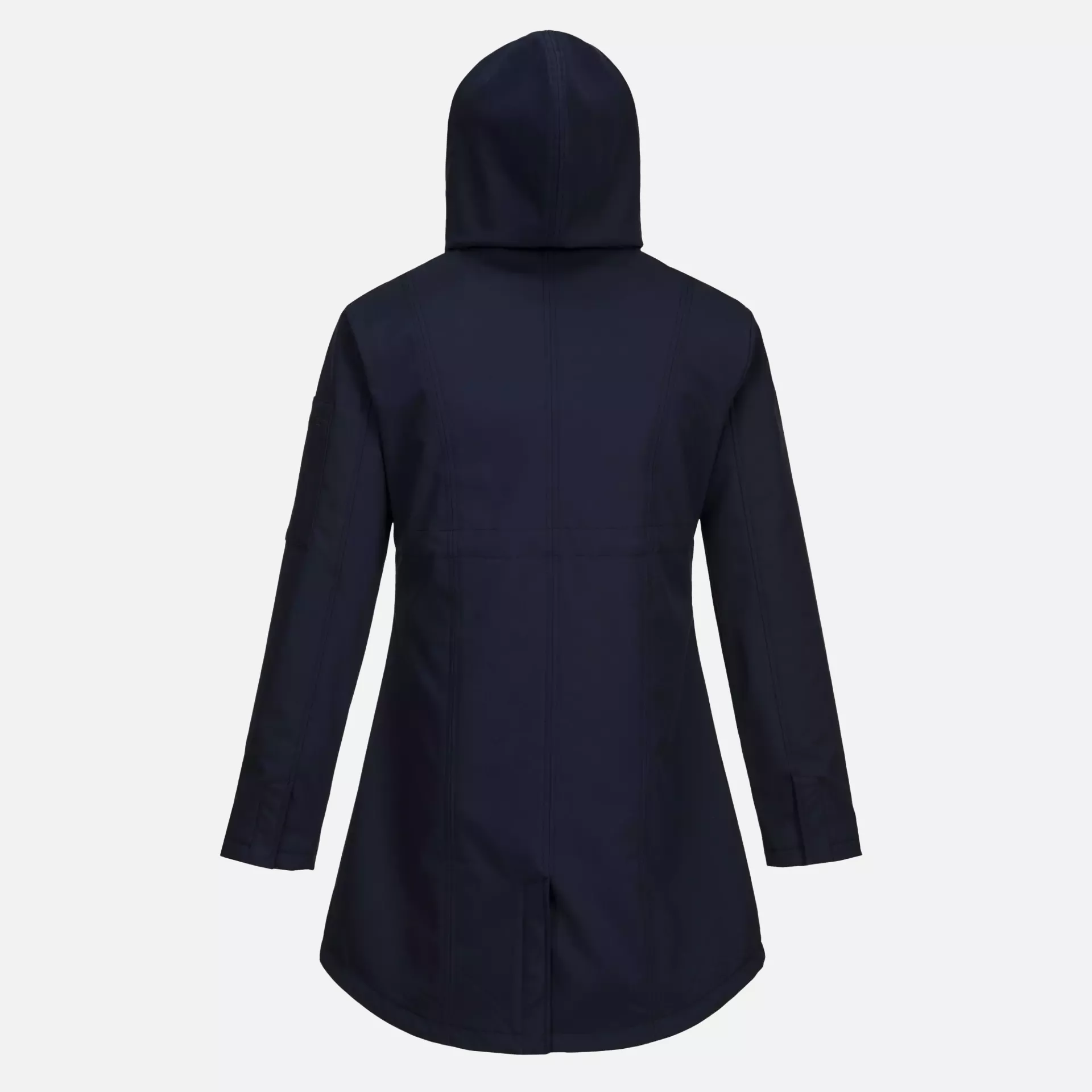 Portwest TK42NAR, Carla Women's Hooded Softshell Jacket (3L), Navy, image 2