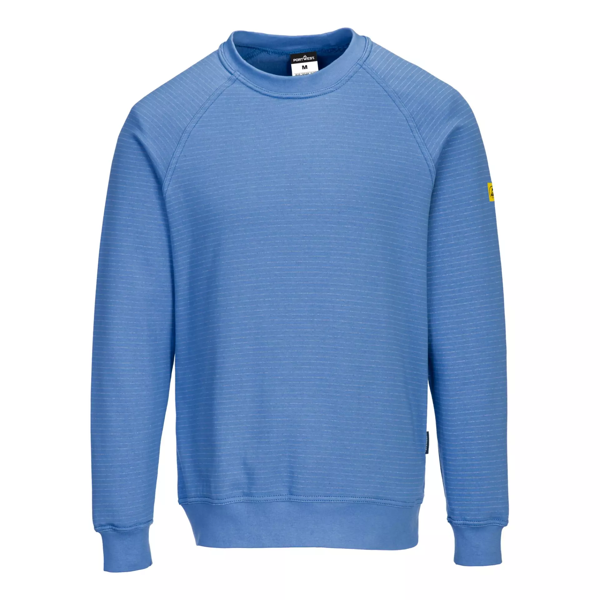 Portwest AS24HBR, Anti-Static ESD Sweatshirt, Hamilton Blue, image 1