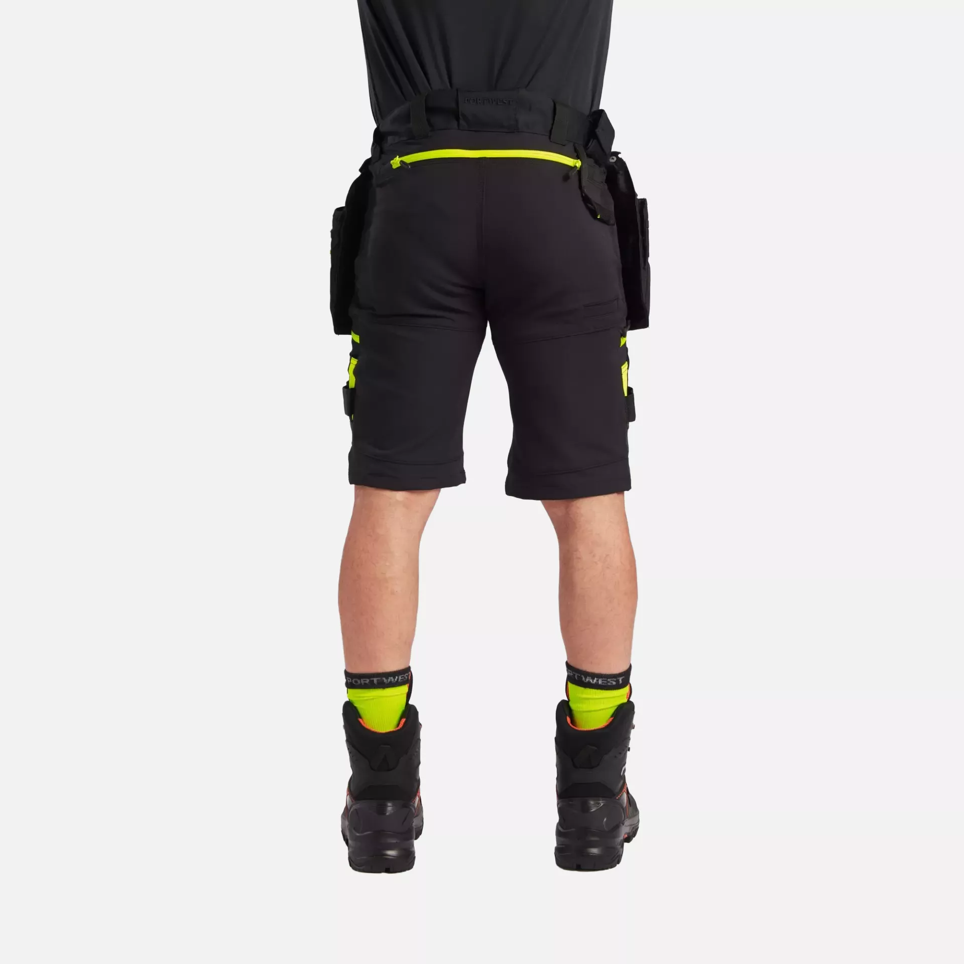 Portwest DX444BKR, DX4 Shorts mit abnehmbaren Holstertaschen, Schwarz, image 5