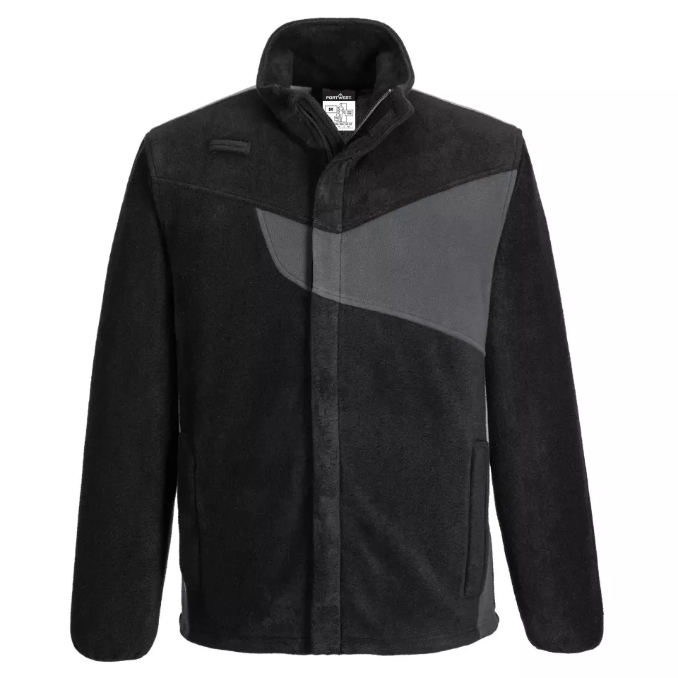 Portwest PW270BZR, PW2 Fleece, Black/Zoom Grey, image 1, gallery thumbnail
